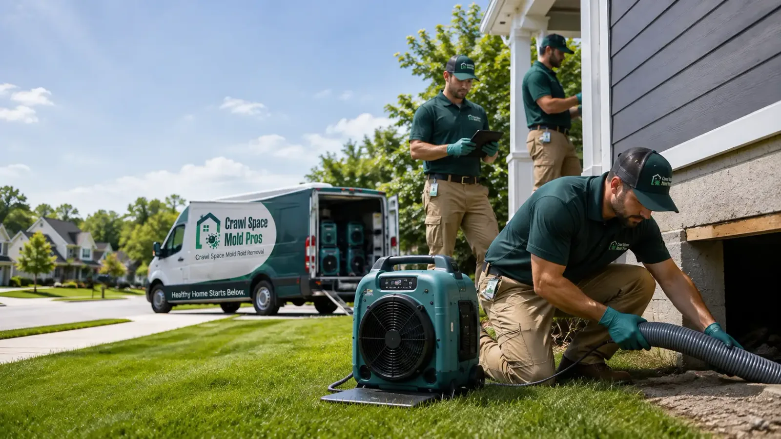 Crawl Space Mold Removal in Sutton, MA